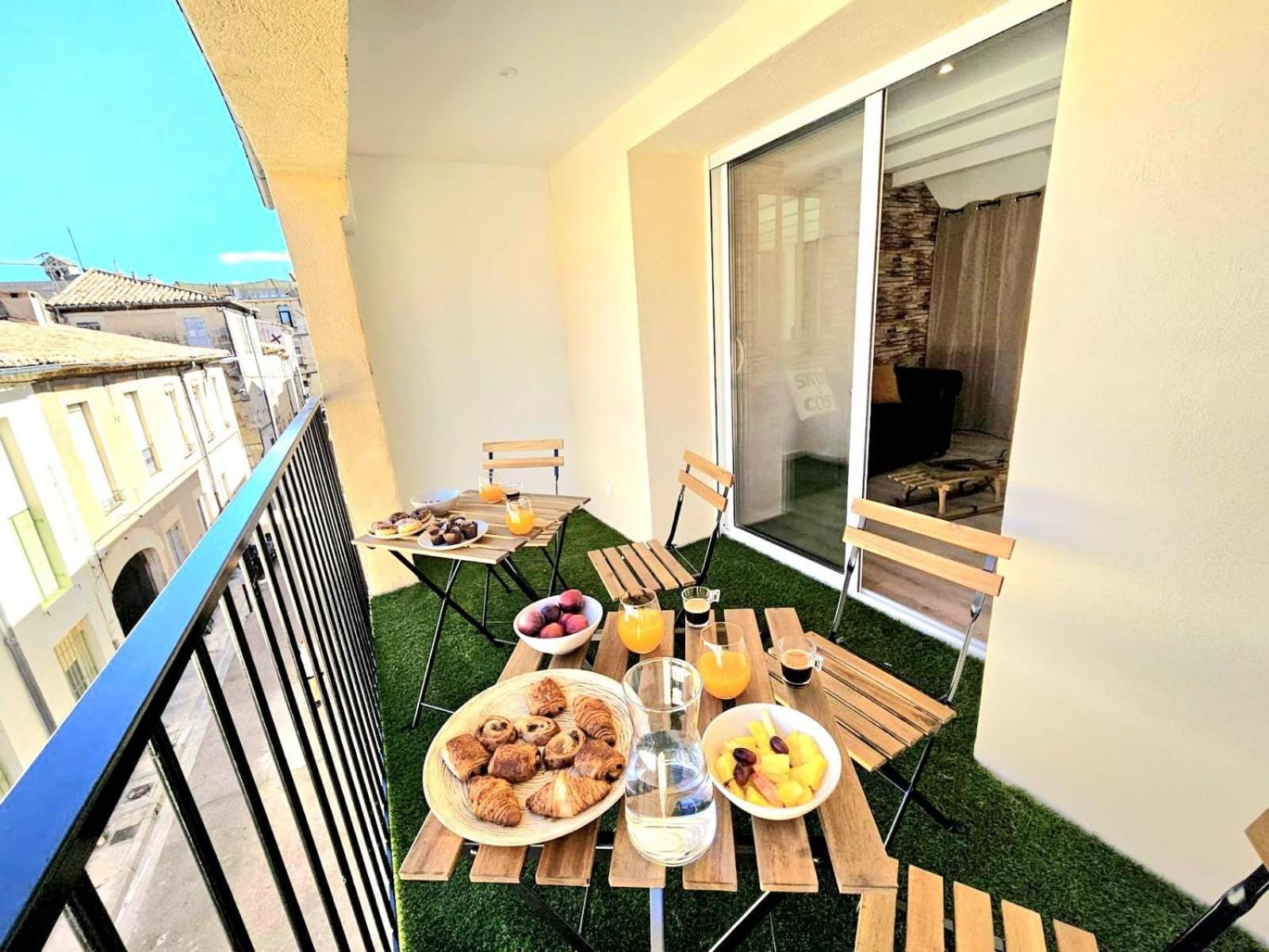 Appartamento L'Escale Cevenole - Terrasse Et Clim Nîmes Esterno foto